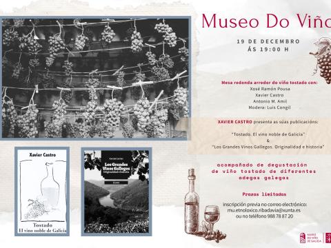 XAVIER CASTRO presenta as súas publicacións:  “Tostado. El vino noble de Galicia” & “Los Grandes Vinos Gallegos. Originalidad e historia”