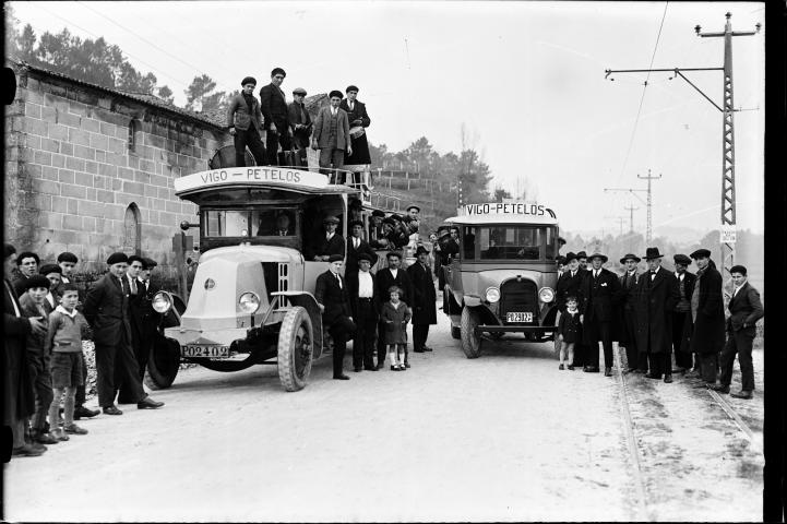 Foto Llanos, Liña Vigo-Petelos, 1927